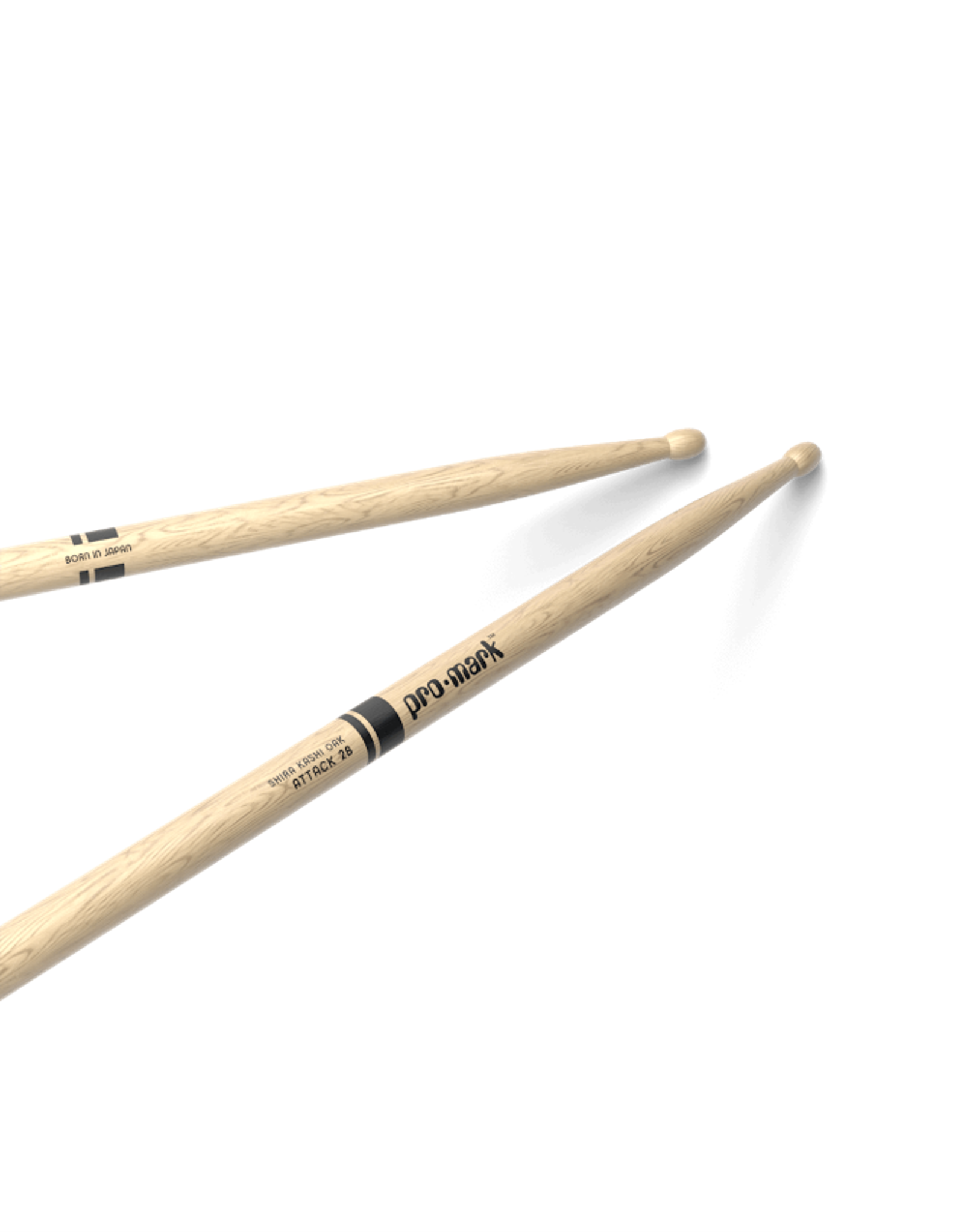 ProMark Classic Attack 2B Shira Kashi Oak Drumstick, 4-Pack PW2BW-4P
