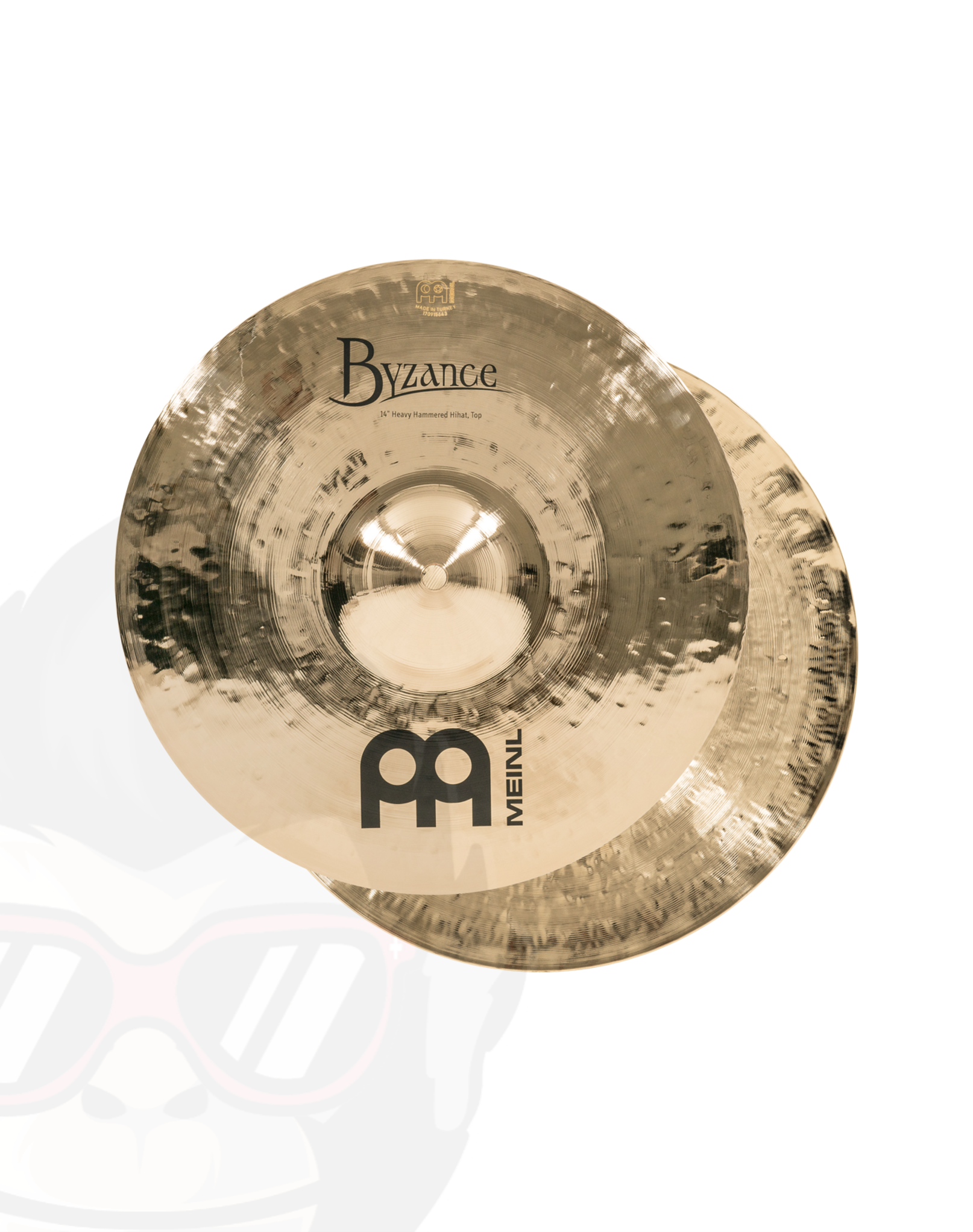 Meinl Byzance Brilliant Heavy Hammered HiHat 14